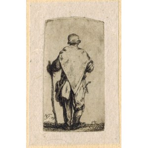 J.P.Norblin - Peasant covered with a sheet, 1779
