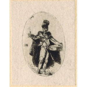 J.P.Norblin - Wędrowny przekupień drjakwi, 1781 [szarlatan]