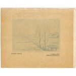 Munch Edvard, Landschaft awkaforta, sucha igła, 1908