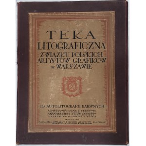 ZPAG litografické portfolio, 1921, 60x46 cm [soubor,10 tisků].