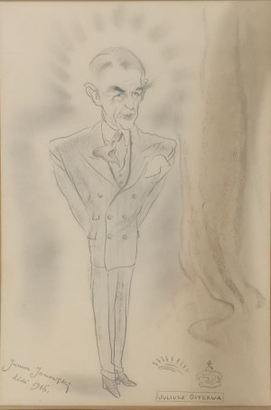 Janowski Janusz Paweł, Juliusz Osterwa, 1946, rysunek