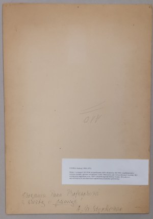Stopka Andrzej, Józef Cyrankiewicz, rysunek tuszem, (1968?)