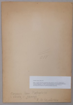 Stopka Andrzej, Józef Cyrankiewicz, rysunek tuszem, (1968?)