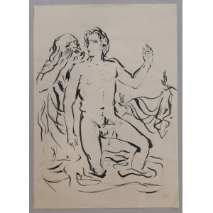 Uniechowski A. - Muž ve vaně [se stuhou] - erotický