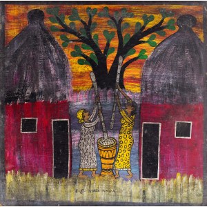 Edward Saidi Tingatinga (1932 Tunduru - 1972 Dar es Salaam), Frauen, 1968-1972