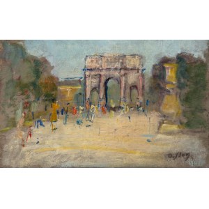 Olga Slomczynska (1881-1941), Arc de Triomphe Carrousel in Paris