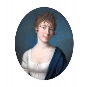 Autor neurčen (19. století), Portrét dámy, počátek 19. století.