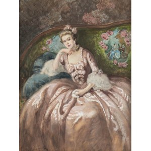 Jozef Wodzinski (1859 Korytnica - 1918), Portrait of a lady