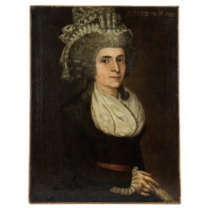 Malíř neurčen - Francie (konec 18. století), Portrét ženy, 1793.