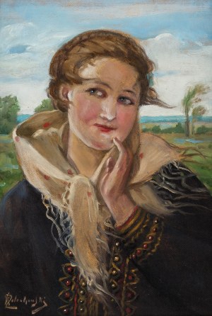 Kasper Żelechowski (1863 Klecza Dolna - 1942 Kraków), Dziewczyna