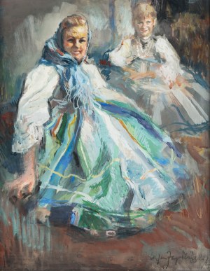 Lucjan Jagodziński (1897-1971), W pełnym słońcu, 1941 r.