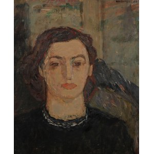Jan Wodyński (1903 Jaslo -1988 Varšava), Portrét ženy, 1953.