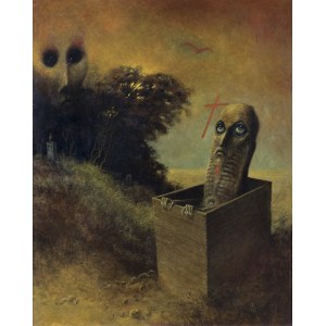 Zdzisław Beksiński, BEZ TYTUŁU, 1971