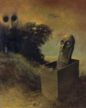 Zdzisław Beksiński, BEZ TYTUŁU, 1971