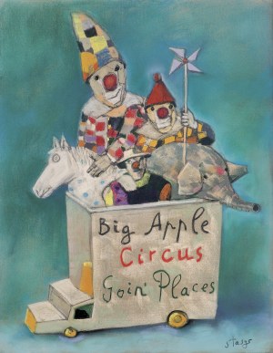 Stasys Eidrigevičius, BIG APPLE CIRCUS, 1992