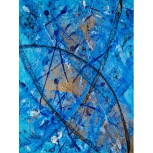 Irena Lenartowicz (IKA), Blue Abstraction, 2021