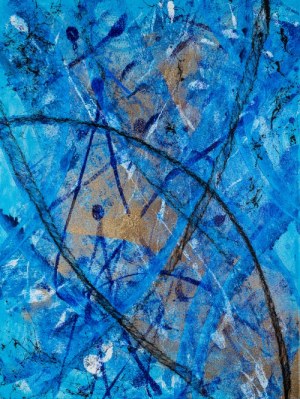 Irena Lenartowicz (IKA), Blue Abstraction, 2021