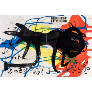 Joan Miró, Okładka ''Derrière le Miroir” no 203, 1973