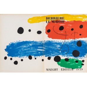 Joan Miró, Obal z albumu Derierre Le Miroir, Maeght Editeur, 1959