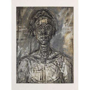 Alberto Giacometti, Untitled from Derierre's album Le Miroir, Maeght Editeur, 1959
