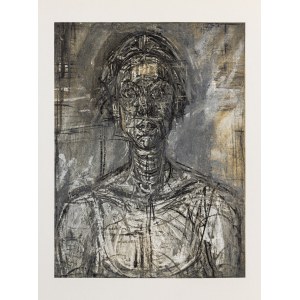 Alberto Giacometti, Bez názvu z Derierrova alba Le Miroir, Maeght Editeur, 1959