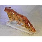 Figure Walking tiger Zygmunt Buksowicz Steatite Katowice