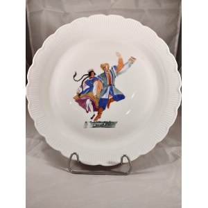 Decorative platter Zakłady Porcelany Stołowej Chodzież in Chodzież