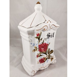 Salt container with lid Zakłady Porcelany Stołowej Chodzież in Chodzież
