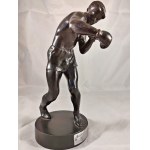 Cabinet figurine Boxer Kasli iron foundry