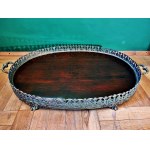 Oval tray, binaural