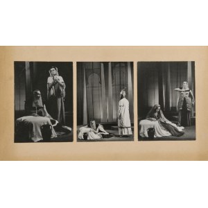 Artysta nieokreślony, XX w., Trzy fotografie ze spektaklu teatralnego