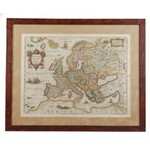 Hendrick HONDIUS II (1597-1651), Mapa Europy, ok. 1650 r.