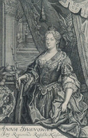 Johann Georg MENTZEL (1677-1743) - ?, Anna Iwanowna