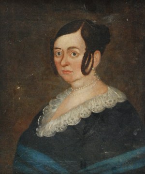 Józef SZYSZKO, XIX w., Portret Franciszki z Załęskich Dwernickiej, matki gen. Józefa Dwernickiego