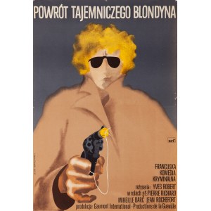 Powrót tajemniczego blondyna - proj. Piotr TOMASZEWSKI, 1976