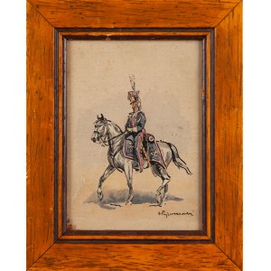 Stefan PAJĄCZKOWSKI (1900 - 1978), Rider on horseback