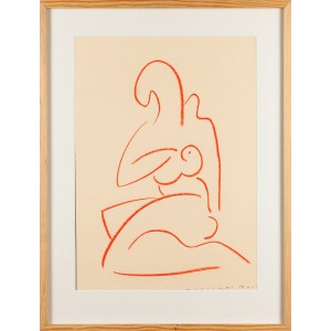 Jacek MARKUNAS (1952 - 2005), Seated nude, 1986