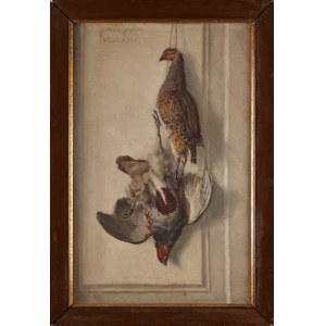 Jan STĘPIEŃ (1895? - 1976), Still life with partridges, 1931