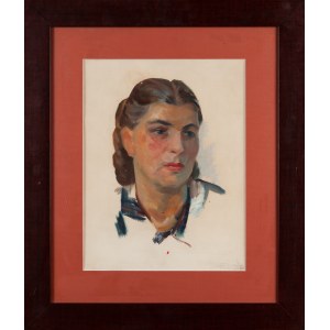 Painter unspecified, Monograph EG (b. 20th century), Portrait of a woman