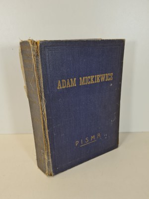 MICKIEWICZ Adam - PISMA Poezje 1931