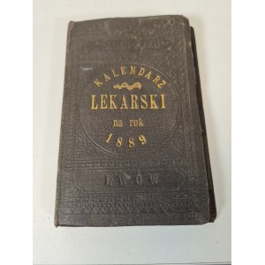 STELLA-SAWICKI - LÉKAŘSKÝ KALENDÁŘ NA ROK 1889