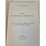STEMPOWSKI Jerzy - LISTY DO JERZEGO GIEDROYCIA