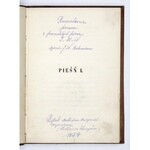 NIEMCEWICZ Julian Ursyn - PROMETEUSZ Poema Lipsk 1854