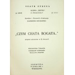 [PROGRAM TEATRLANY] CZYM CHATA BOGATA, reż. Kazimierz KRUKOWSKI, 1958