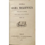 MICKIEWICZ Adam - PAN MICHAEL PARIS 1870