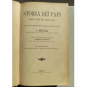 Lodovico Pastor, Storia Dei Papi Dalla Fine Del Medio Evo 1891 r