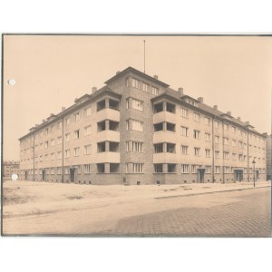 GLIWICE. Fotografia budynku, wyd. Adolf Barth, Gliwice, przed 1939, fo ...
