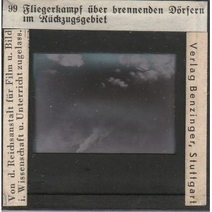 BERLIN. Szklany diapozytyw przedstawiający zdjęcie nieba, wykon. Ver ...
