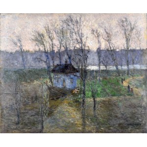 Wacław PALESSA (1902-1976), Krajina s chalupou, 1946