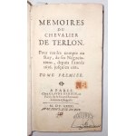 TERLON Hugues de, Memoires du Chevalier de Terlon.
